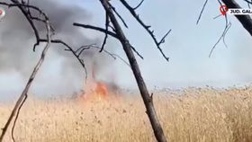 Salvați cu elicopterul din „cercul de foc”! Incendiile de vegetație fac ravagii în Delta Dunării